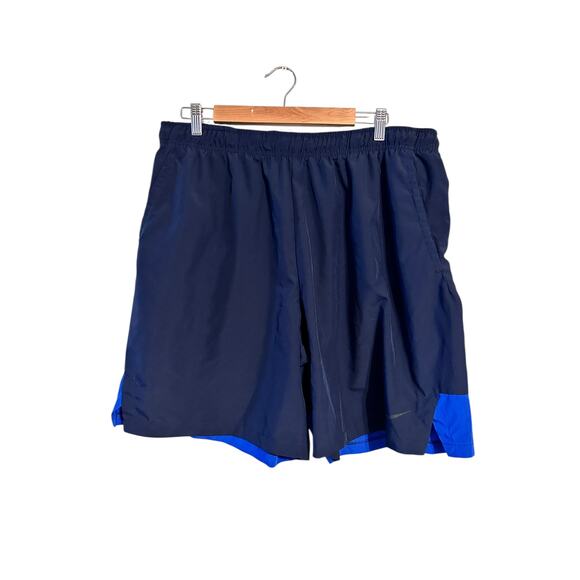 Nike Dri-Fit Training Shorts Lightweight Blue Men's Size XXL FA220306SIV - Picture 1 of 7